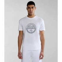 Short-sleeve Sports T-shirt Napapijri S-Bollo Ss 1  White