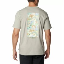 Herren Kurzarm-T-Shirt Columbia Explorers Canyon™ Hellgrau