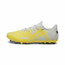 Chaussures de Football pour Adultes Puma Future Play MG Jaune Gris