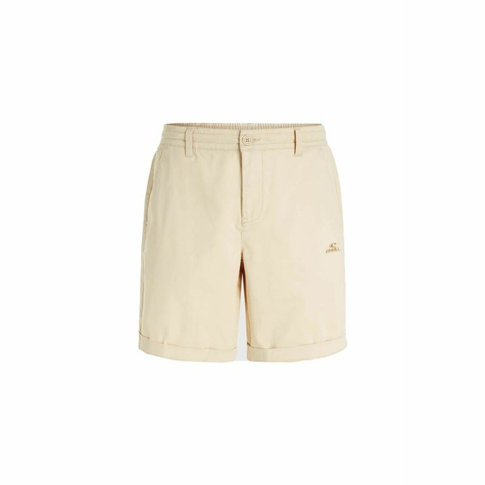 Short de Sport O'Neill Essentials Blanc Naturel