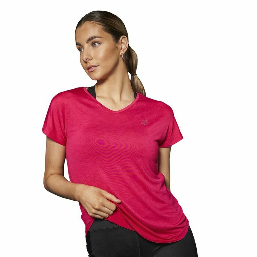 Damen Kurzarm-T-Shirt Dare 2b Agleam Rosa