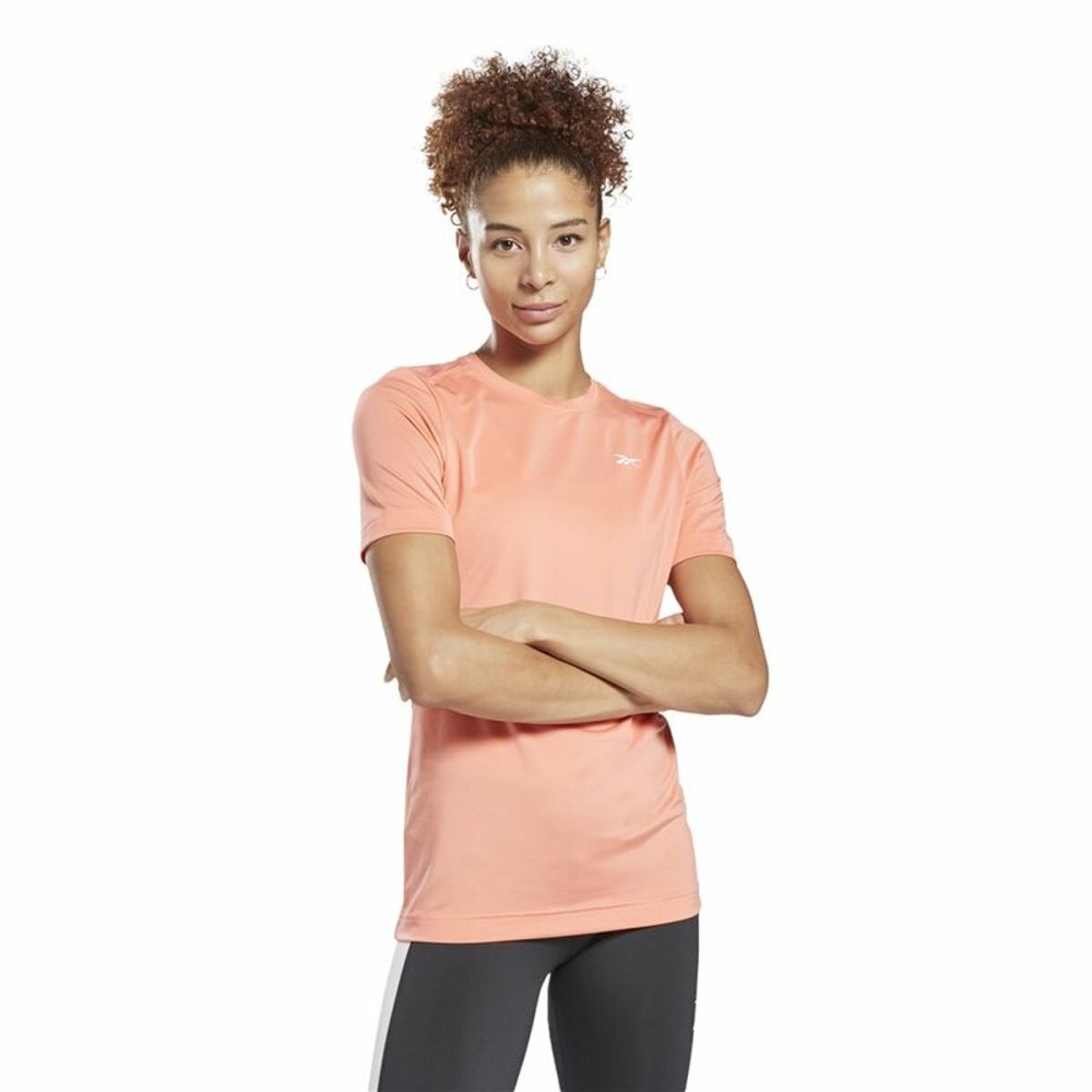 Damen Kurzarm-T-Shirt Workout Ready  Reebok Supremium Rosa