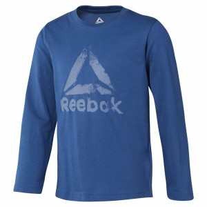 T-shirt à manches longues enfant Reebok Boys Training Essentials Bleu