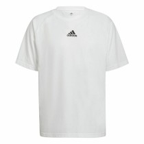 Herren Kurzarm-T-Shirt Adidas Essentials Brandlove Weiß