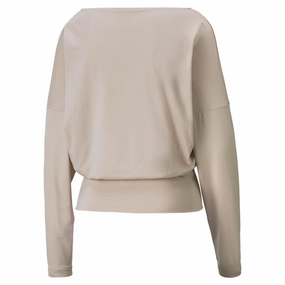 Sweat sans capuche femme Puma Studio Yogini Lite Saumon