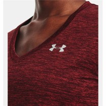 Women’s Short Sleeve T-Shirt Under Armour Dark Red