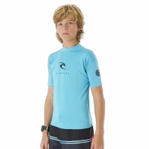 Children’s Short Sleeve T-Shirt Rip Curl Corps L/S Rash Vest  Blue Lycra Surf