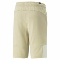 Short de Sport Puma  Essentials Block Tape Gris Blanc