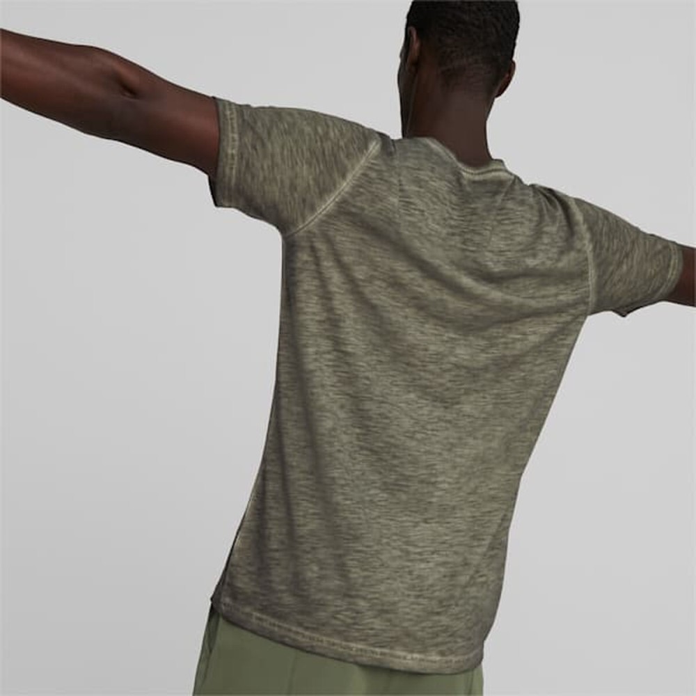 Herren Kurzarm-T-Shirt Puma Studio Foundation grün Olive