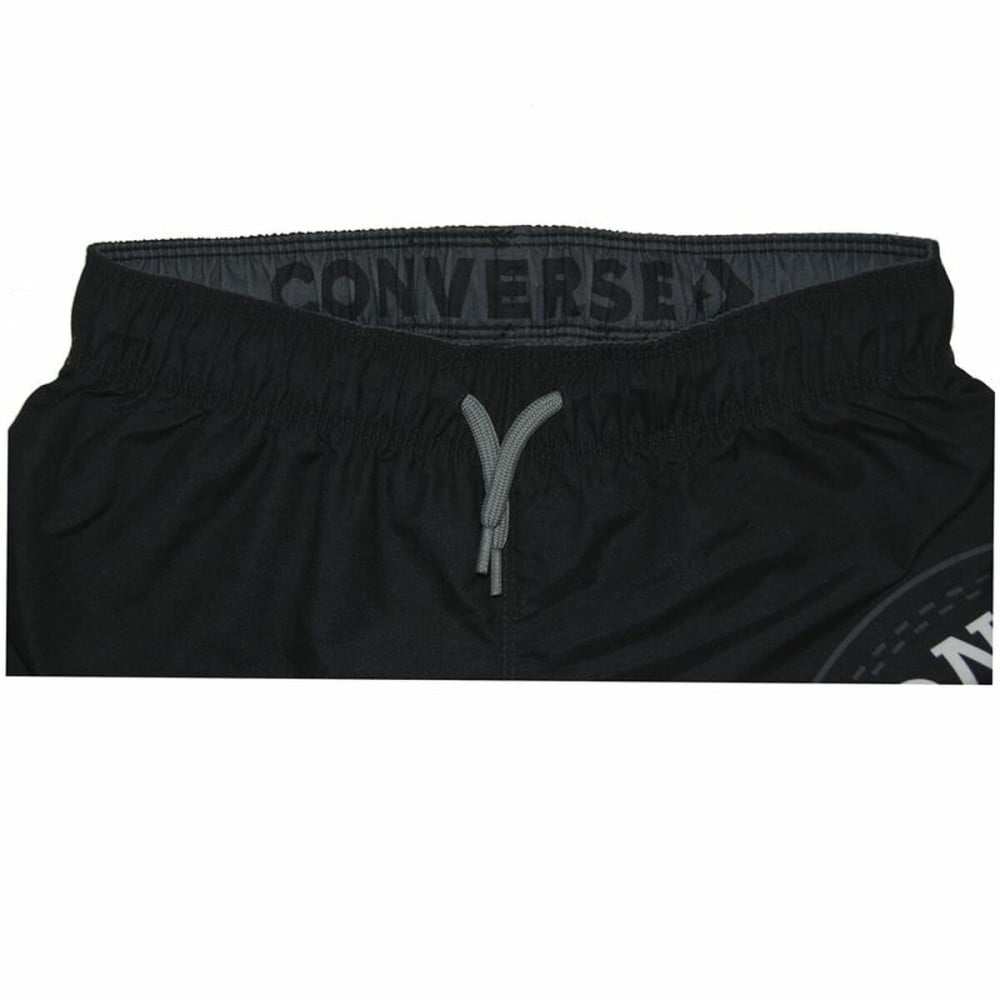 Herren Badehose Converse Wrap Around Pool Schwarz