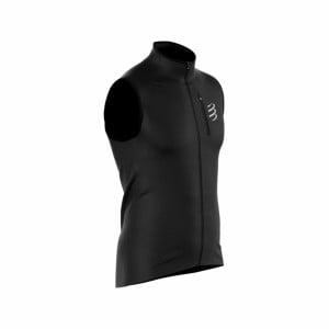 Gilet de Sport pour Homme Compressport Hurricane Noir