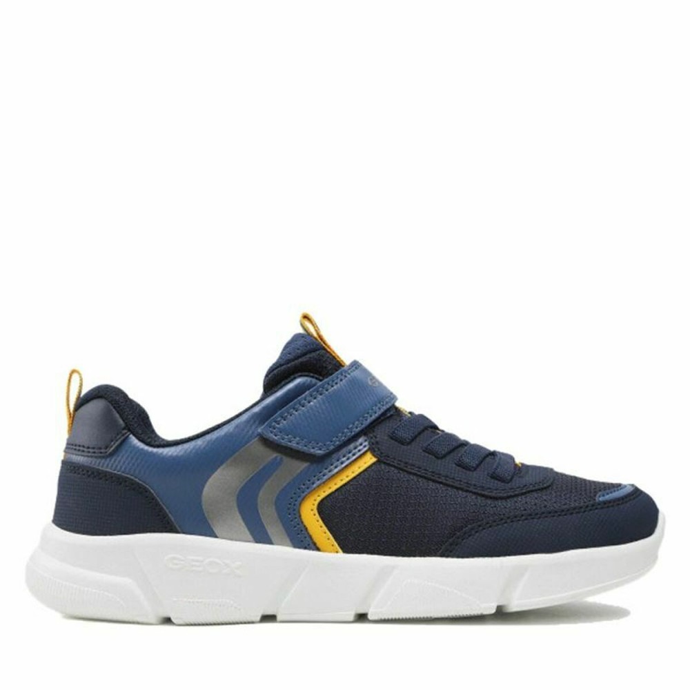 Sports Shoes for Kids Geox J Aril Bungee Navy Blue