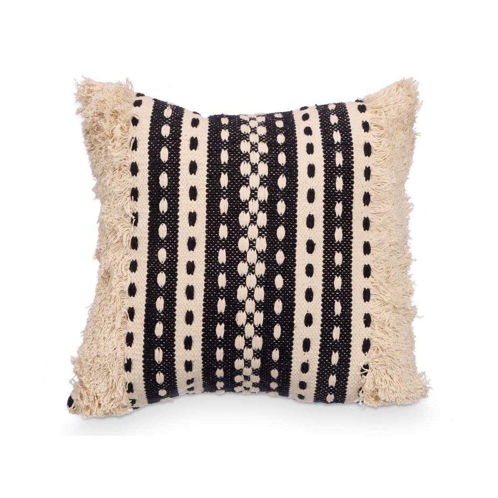 Coussin GiftDecor 4737 Noir Beige 45 x 15 x 45 cm (6 Unités)