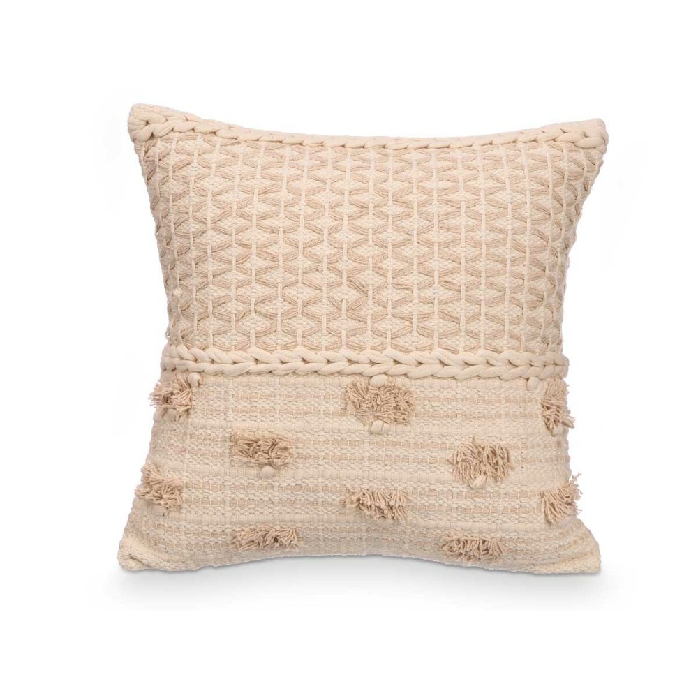 Cushion GiftDecor 4734 Beige Natural 45 x 15 x 45 cm (6 Units)