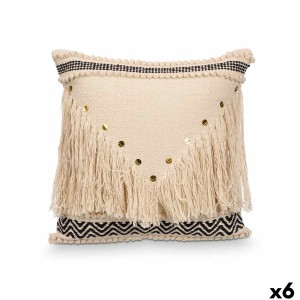 Coussin GiftDecor 4740 Noir Naturel 45 x 15 x 45 cm (6 Unités)