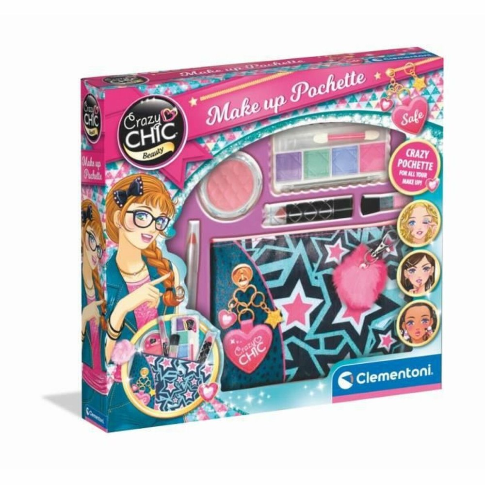 Kit de maquillage pour enfant Clementoni Crazy Chic Multicouleur