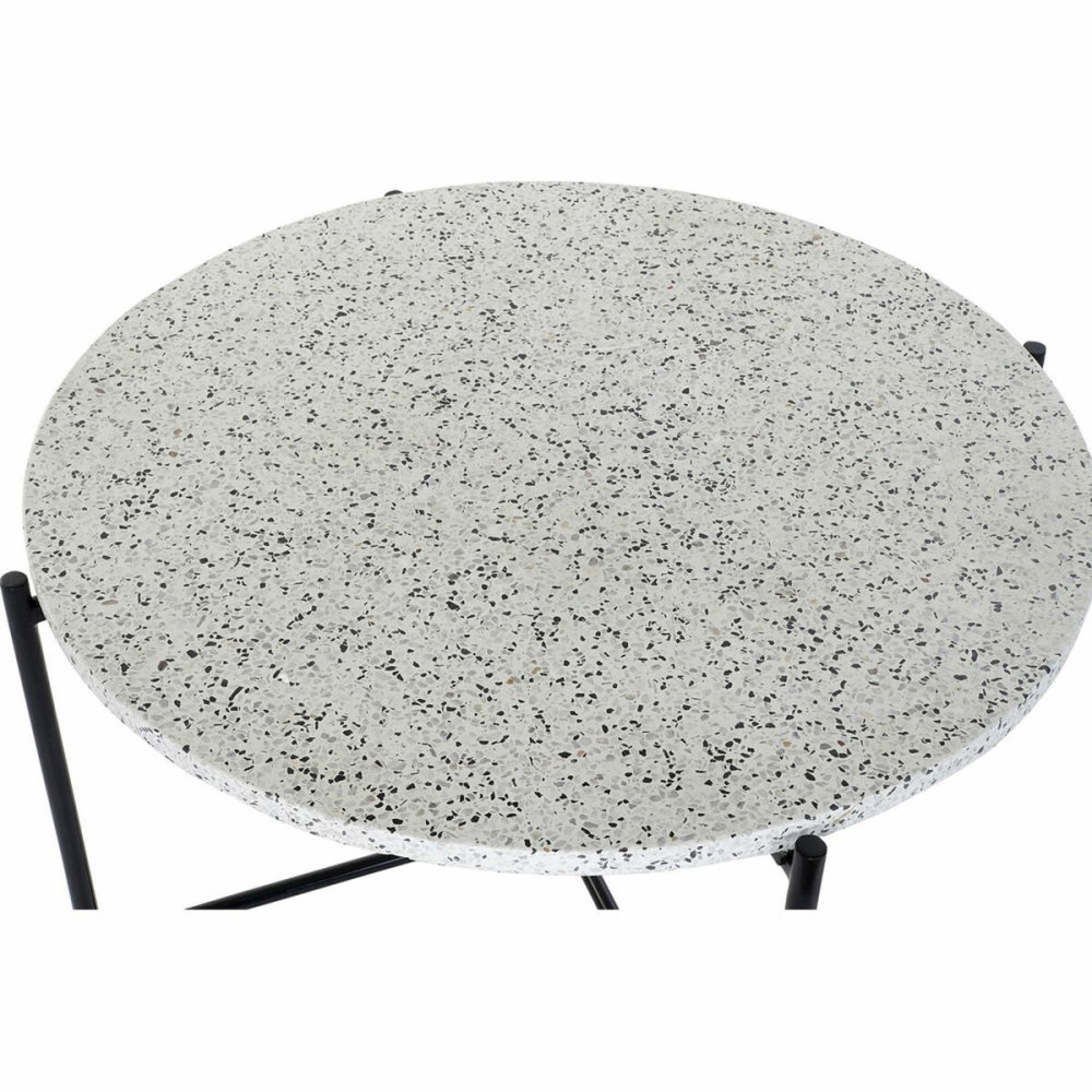 Table de Salle à Manger DKD Home Decor Pierre Fer 80 x 80 x 45 cm