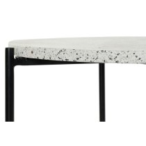 Dining Table DKD Home Decor Stone Iron 80 x 80 x 45 cm