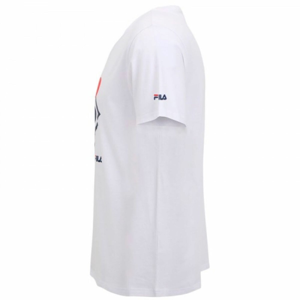 Child's Short Sleeve T-Shirt Fila FAT0340 10001 White