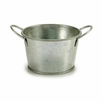 Cache-pot Ibergarden F60325-B Argenté Zinc Seau 17,8 x 8 x 12,3 cm (72 Unités)