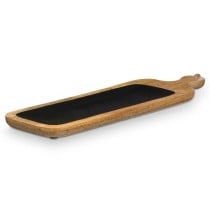 Snack tray GiftDecor MALI-798 B Black 50,7 x 3 x 14 cm (6 Units)