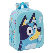 Schulrucksack Bluey Himmelsblau 22 x 27 x 10 cm 3D