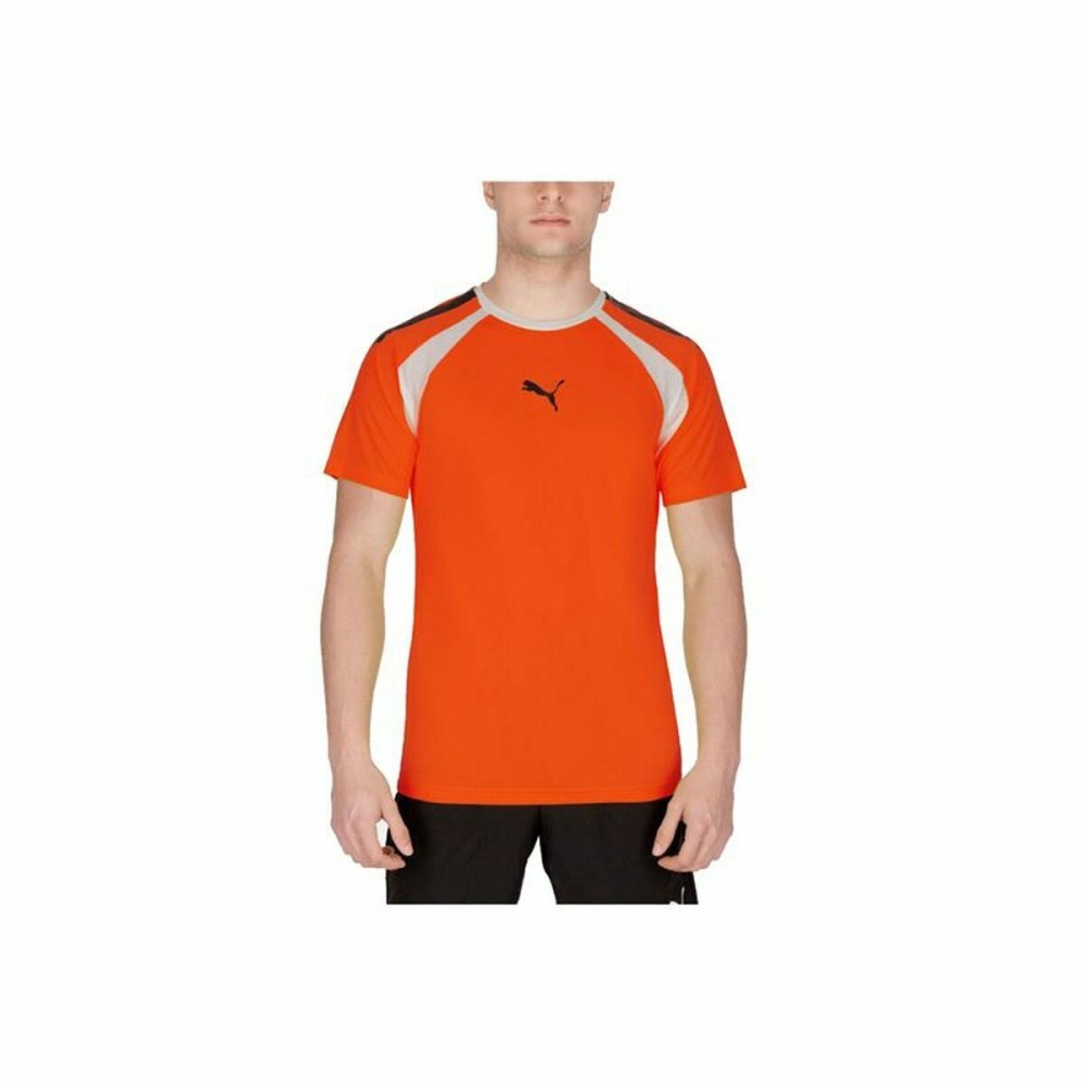 Herren Kurzarm-T-Shirt Puma Team Liga Paddel Orange