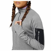 Damen Sweater ohne Kapuze New Balance Impact Run AT Grau