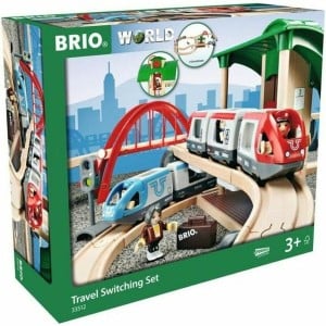 Set de construction Brio Travelers Platform Tour Multicouleur 42 Pièces