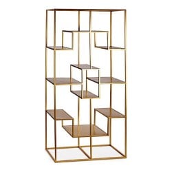 Étagère BIG-S3605004 Doré Métal 45 x 200 x 100 cm