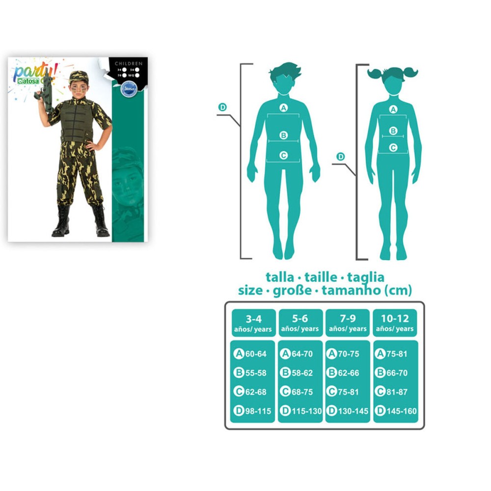 Costume for Children Camouflage