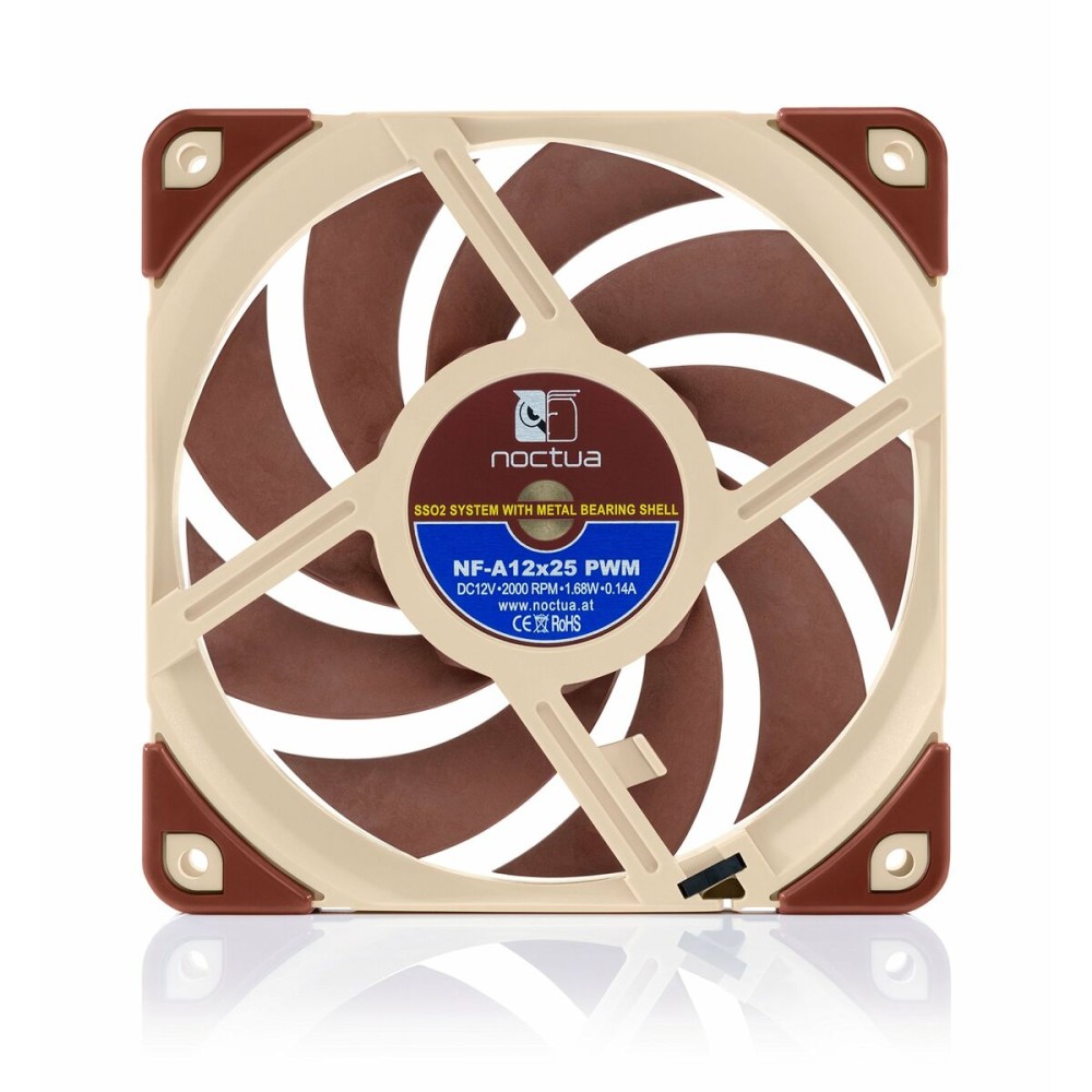 Ventillateur de cabine Noctua NF A12x25 PWM Ø 12 cm