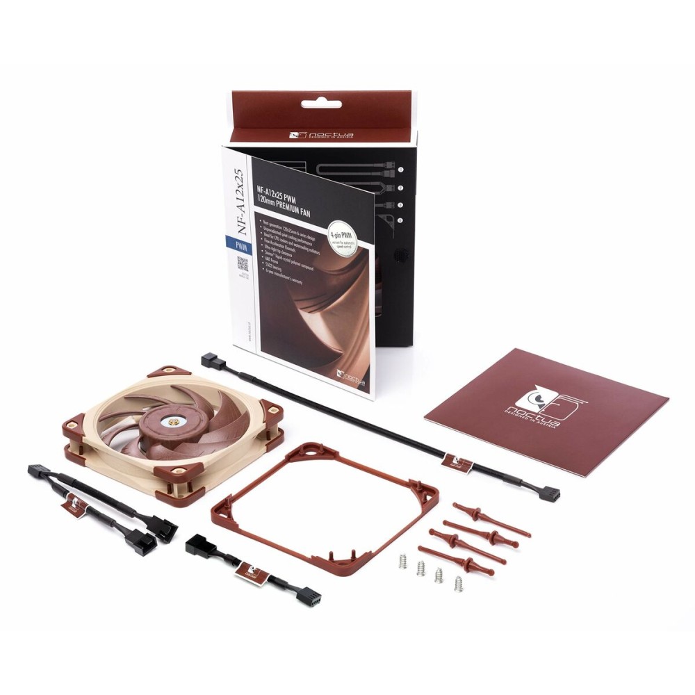 Ventillateur de cabine Noctua NF A12x25 PWM Ø 12 cm