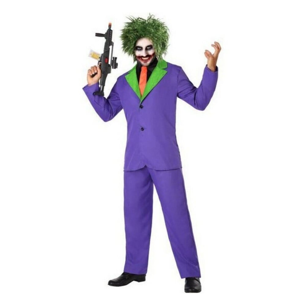 Verkleidung für Erwachsene Joker Lila Attentäter (3 Stücke)