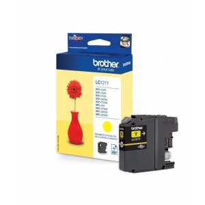 Cartouche d'encre originale Brother LC-121Y Jaune