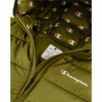 Men's Sports Jacket Champion Hooded Green