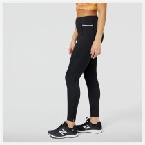 Sporthose Damen New Balance Impact Run AT Heat Tight Schwarz