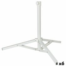 Fuß für Sonnenschirm Aktive Weiß Metall 61 x 49,5 x 61 cm (6 Stück)