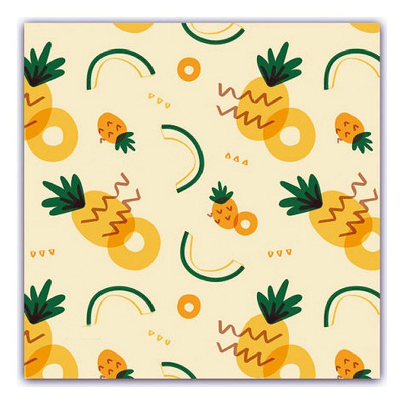 Masque en tissu hygiénique réutilisable 10-12 Ans Ananas