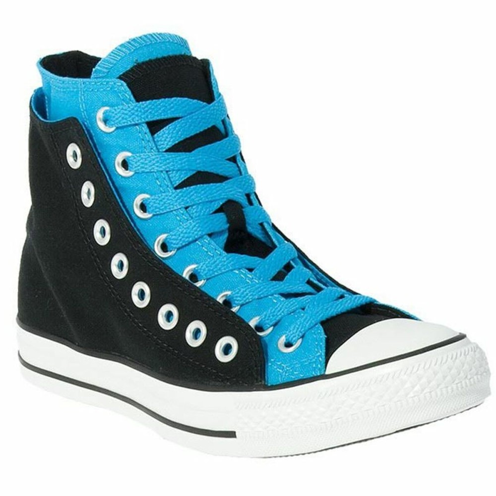 Herren-Sportschuhe Converse Chuck Taylor Double Upper Hi Schwarz