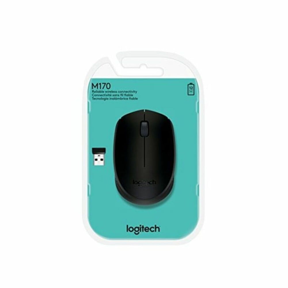 Schnurlose Mouse Logitech M171 1000 dpi Schwarz