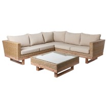 Canapé de jardin Patsy Modulaire Bois Rotin 66 x 89 x 64,5 cm