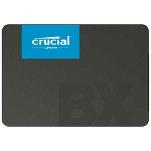 Externe Festplatte Crucial CT2000BX500SSD1 2 TB SSD Schwarz Silberfarben