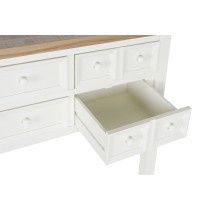 Console DKD Home Decor Beige Bois de paulownia 103 x 35 x 80 cm