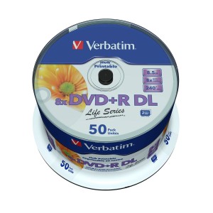 DVD-R Verbatim 97693 50 uds 8,5 GB (50 Stück)