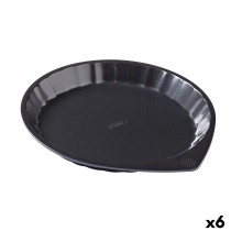 Backform Pyrex Magic Schwarz Metall Eben rund Ø 27 cm 6 Stück