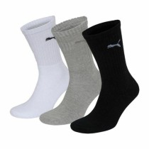 Chaussettes de Sport Puma SPORT (3 paires) Blanc Gris Noir Multicouleur