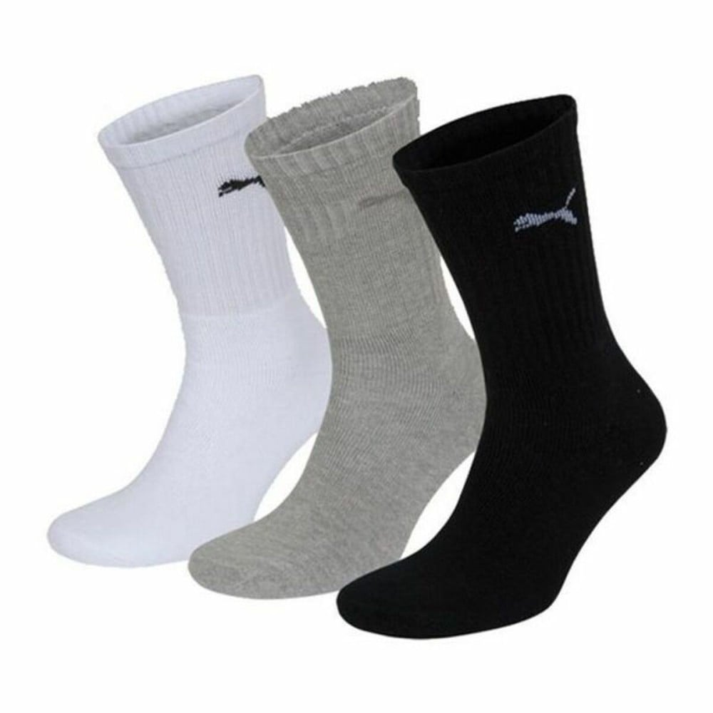 Sportsocken Puma SPORT (3 Paar) Weiß Grau Schwarz Bunt