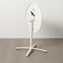 Folding Side Table White 70 x 70 x 72 cm