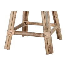 Tabouret Home ESPRIT Naturel osier Rotin 37 X 37 X 49,5 cm